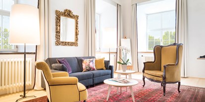 Stadthotels - Preisniveau: moderat - Salzburg-Stadt (Salzburg) - Wohnzimmer Schloss Suite Standard - Hotel Schloss Leopoldskron