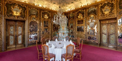 Stadthotels - 24-Stunden Rezeption - Salzburg - Venezianisches Zimmer - Hotel Schloss Leopoldskron
