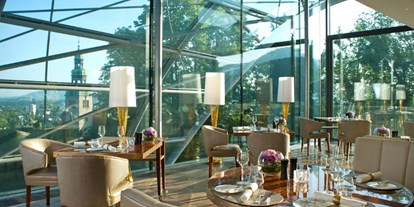 Stadthotels - Parkplatz: kostenlos beim Hotel - Österreich - Gourmet Restaurant "The Glass Garden" - Hotel Schloss Mönchstein