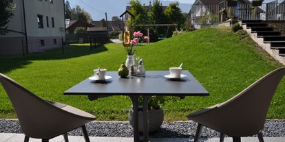 Stadthotels - Garten - Terrassen Kaffee - Hotel Garni Frauenschuh