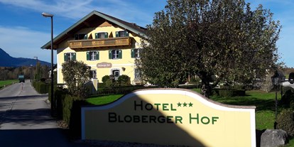 Stadthotels - Restaurant - Salzburg-Stadt Leopoldskron-Moos - Der Blobergerhof ist sehr ruhig gelegen am Fuße des Untersberg. - Hotel Bloberger Hof