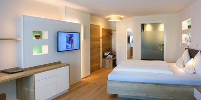 Stadthotels - Ladestation Elektroauto - Eines unserer neuen "Doppelzimmer Himmelreich", auch als Familienzimmer geeignet - Hotel Himmelreich