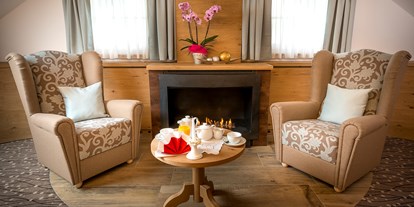 Stadthotels - Sauna - Salzburg-Stadt Parsch - Wohnatmosphäre in einer unserer neu eingerichteten Suiten - Romantik Hotel & Restaurant "Die Gersberg Alm"