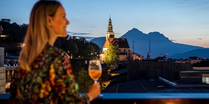 Stadthotels - Verpflegung: Frühstück - Österreich - IMLAUER Sky Restaurant - Aussicht - IMLAUER HOTEL PITTER Salzburg
