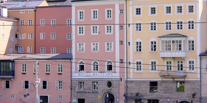 Stadthotels - 24-Stunden Rezeption - Salzburg-Stadt Altstadt - Außenansicht Radisson Blu Hotel Altstadt - Radisson Blu Hotel Altstadt