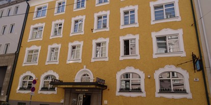 Stadthotels - Schloss Mirabell - PLZ 5020 (Österreich) - Das schöne Altstadthaus von außen. - Hotel Markus Sittikus