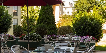 Stadthotels - Preisniveau: günstig - Terrace Sommer - Goldenes Theater Hotel Salzburg