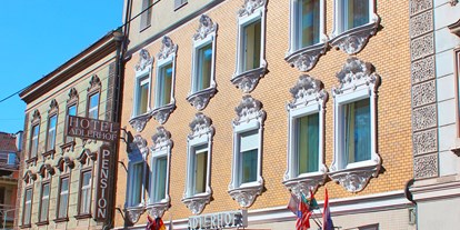 Stadthotels - Preisniveau: günstig - Salzburg-Stadt Elisabeth-Vorstadt - Hausansicht - Hotel Pension Adlerhof