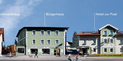 Stadthotels - Garten - Salzburg-Stadt (Salzburg) - Gebäude des Hotels - Das Grüne Hotel zur Post - 100% BIO