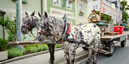 Stadthotels - Garten - Salzburg-Stadt (Salzburg) - Fiaker vorm Hotel - Das Grüne Hotel zur Post - 100% BIO