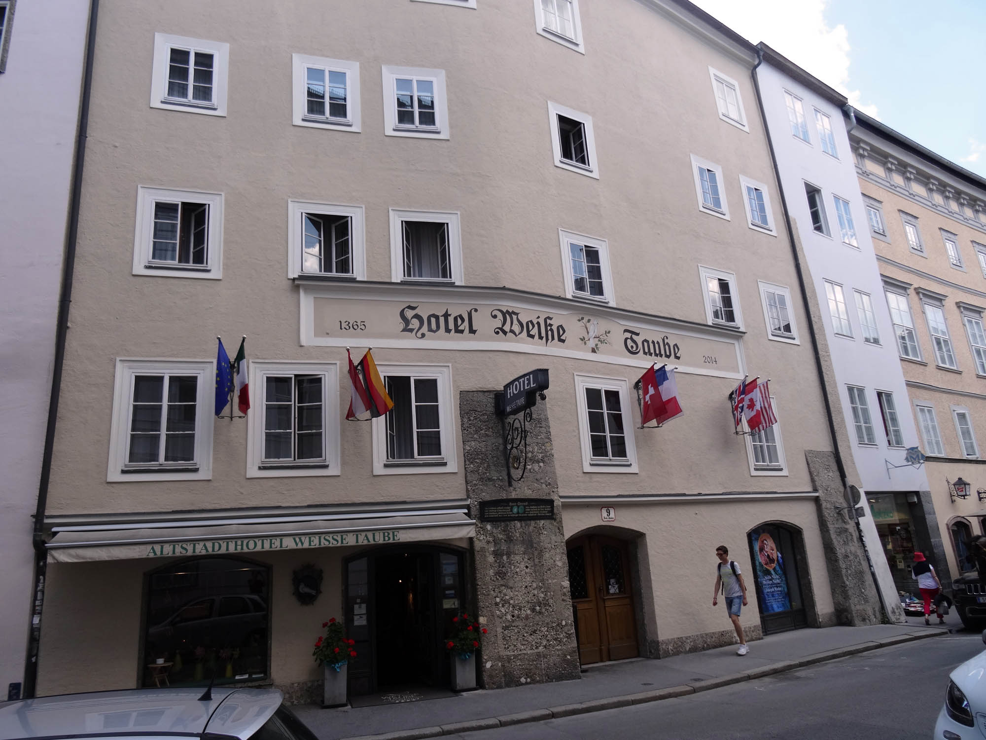 Hotel - Außenansicht des Hotels Weisse Taube - Altstadthotel Weisse Taube