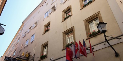 Stadthotels - Hunde: erlaubt - Salzburg-Stadt Altstadt - Außenansicht Hotel Stadtkrug - Hotel Stadtkrug