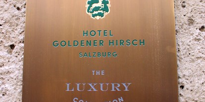 Stadthotels - Salzburg - Das Hotel Goldener Hirsch gehört zu den besten Adressen in Salzburg. - Hotel Goldener Hirsch
