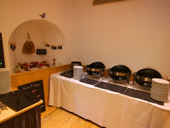 Hotel: warmes Frühstücksbuffet - Hotel Der Salzburger Hof