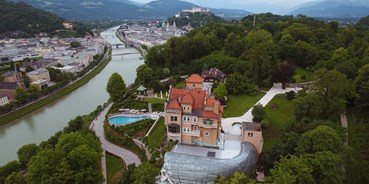 Stadthotels - Wellnessbereich - Salzburg-Stadt (Salzburg) - Außenansicht Hotel Schloss Mönchstein - Hotel Schloss Mönchstein