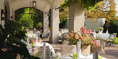 Stadthotels - Verpflegung: Frühstück - Salzburg-Stadt (Salzburg) - Terrasse - Hotel Gasthof Brandstätter