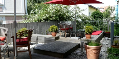 Stadthotels - Verpflegung: Frühstück - Salzburg-Stadt (Salzburg) - Sommerterrasse - BerglandHotel