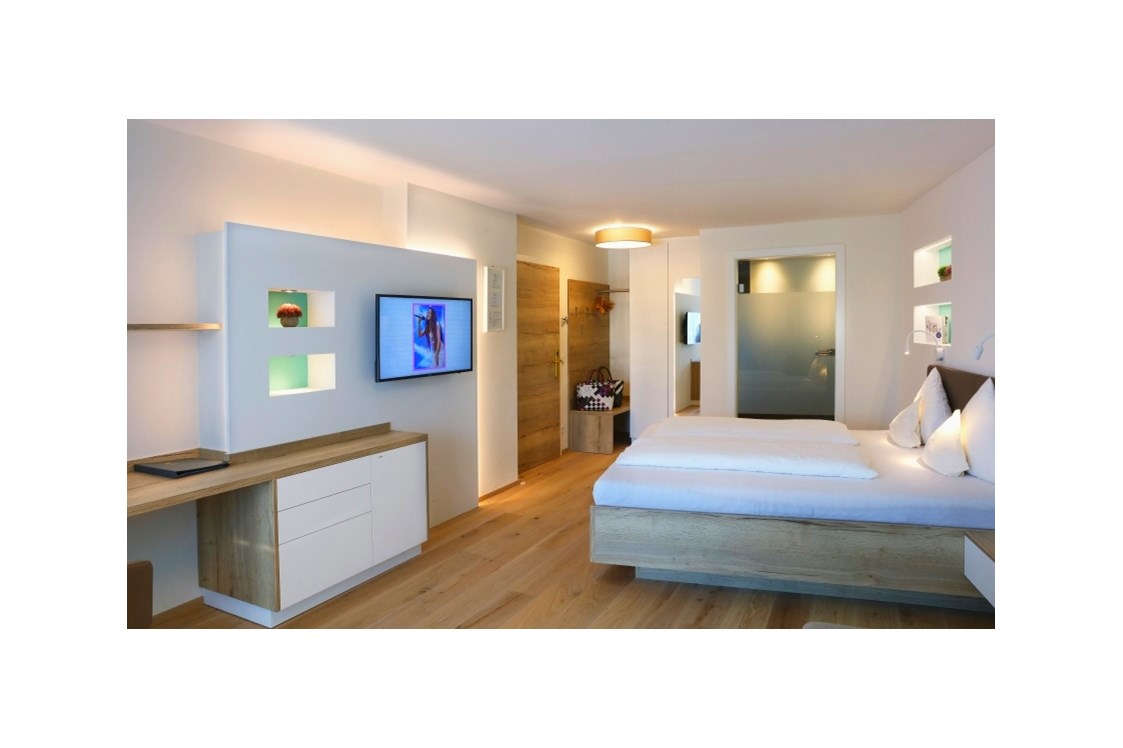 Hotel: Eines unserer neuen "Doppelzimmer Himmelreich", auch als Familienzimmer geeignet - Hotel Himmelreich