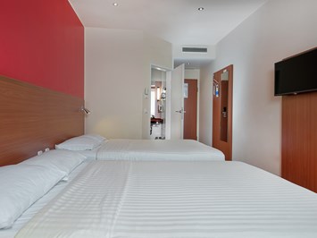 Star Inn Hotel Salzburg Airport-Messe Zimmerkategorien Twinzimmer mit getrennten Betten