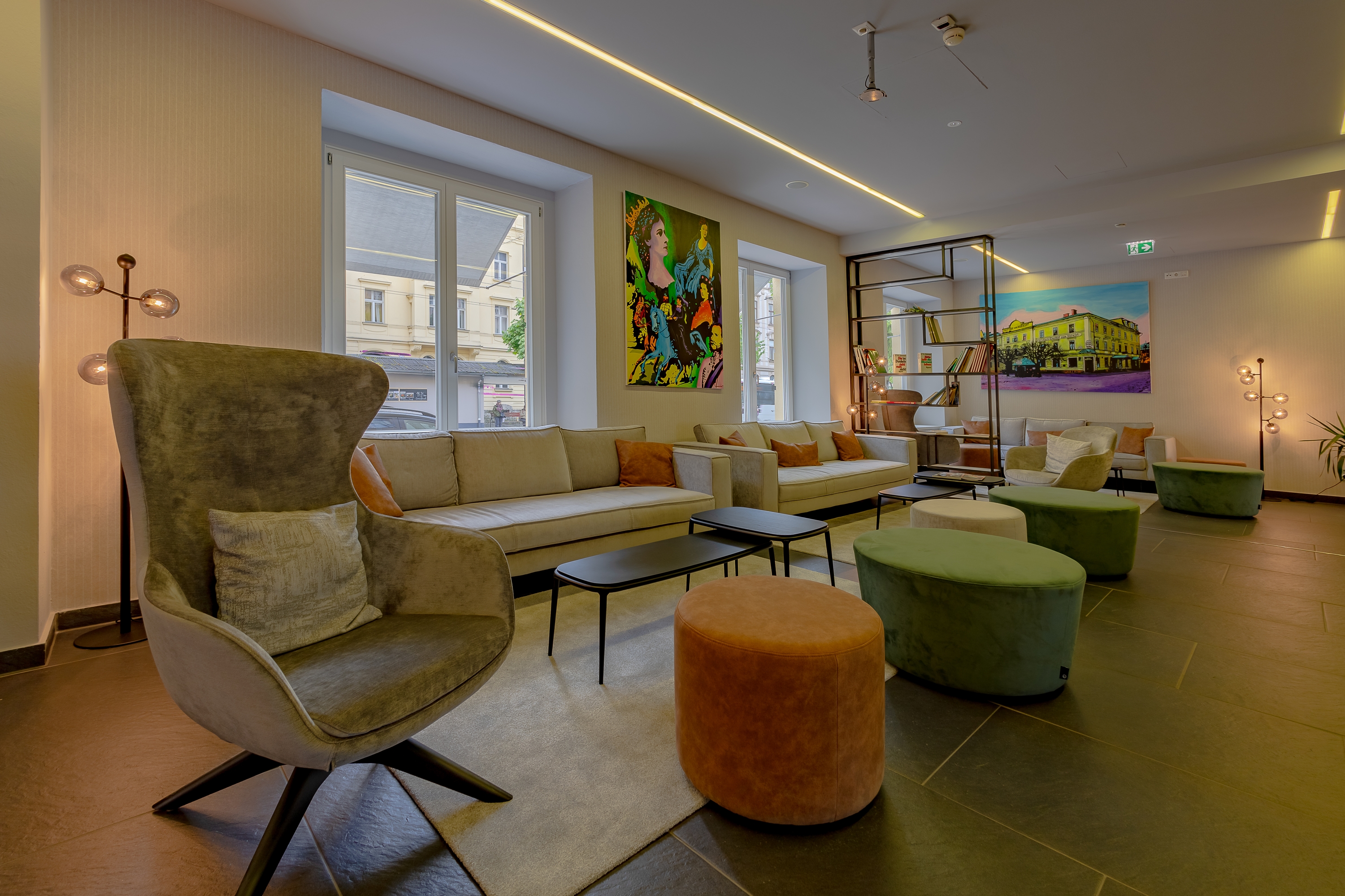 Stadthotels - Parkplatz: gebührenpflichtig beim Hotel - Salzburg - Lobby - Altstadt Hotel Hofwirt