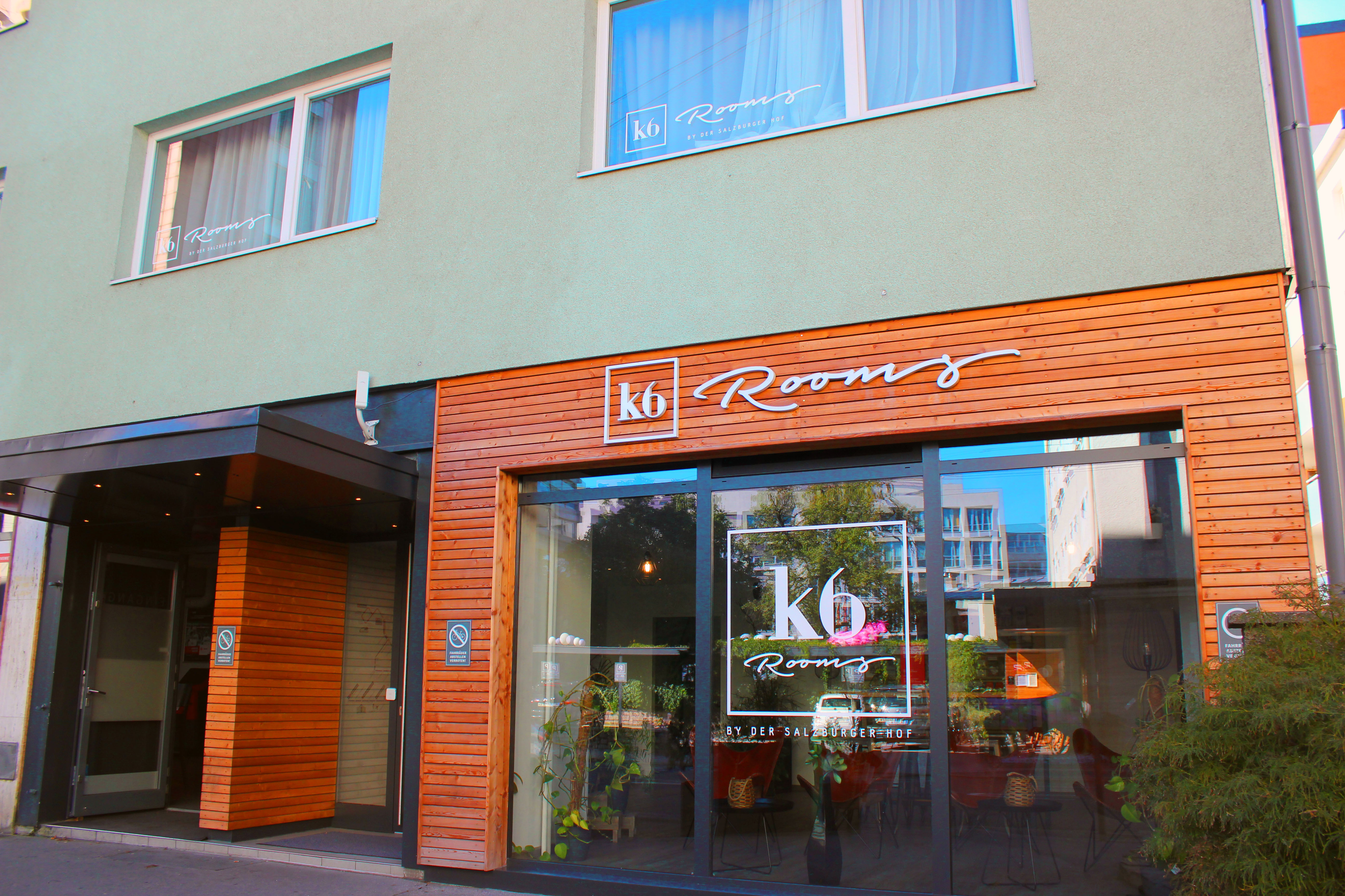 Stadthotels - Preisniveau: gehoben - Eingang zu der Unterkunft K6 Rooms - K6 Rooms by Der Salzburger Hof