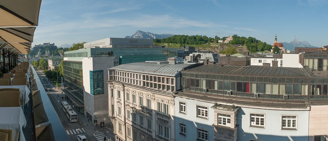 Hotel: Ein fabelhafter Ausblick auf die Stadt und das Umland - IMLAUER HOTEL PITTER Salzburg