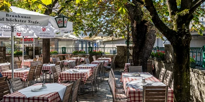 Stadthotels - Verpflegung: Frühstück - Salzburg-Stadt (Salzburg) - Gastgarten Braurestaurant IMLAUER - Hotel IMLAUER & Bräu