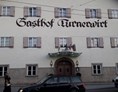 Hotel: Vorderseite Turnerwirt in Salzburg. - Hotel Turnerwirt