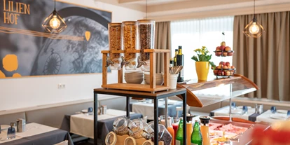 Stadthotels - Verpflegung: Frühstück - Salzburg-Stadt (Salzburg) - Frühstücksbuffet - Hotel Lilienhof
