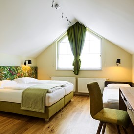 Hotel: Doppelzimmer Deluxe - für 3 Personen  - Das Grüne Hotel zur Post - 100% BIO