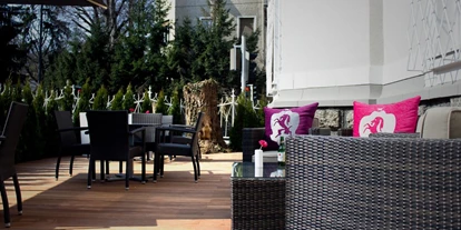 Stadthotels - Preisniveau: gehoben - Terrasse - Hotel Villa Carlton